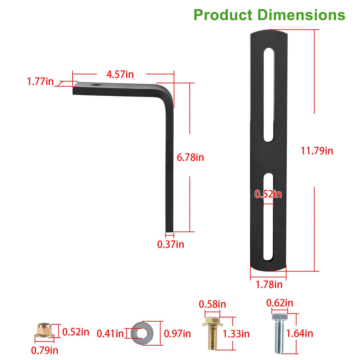 easy installation guide for BE23519 bracket on a tractor