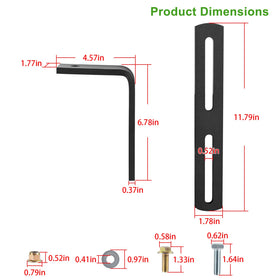 easy installation guide for BE23519 bracket on a tractor