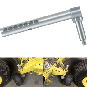Yoursme AM120681 left-front gage wheel arm on 54in John Deere deck for precise cutting