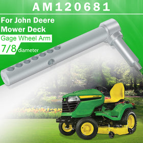 Yoursme AM120681 right-rear gage wheel arm supporting deck alignment on compatible tractors