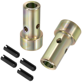 Yoursme back-of-tractor setup with bushings aligned for secure attachments