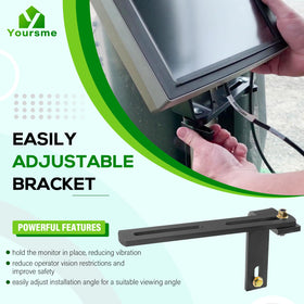 Yoursme BE23519 bracket side view showing compact fit.