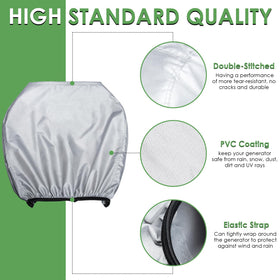 Yoursme cover features elastic bottom hem for secure fit.