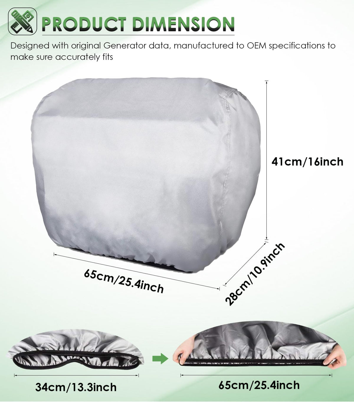 Yoursme Predator 3500 fit cover protects from dust and moisture.