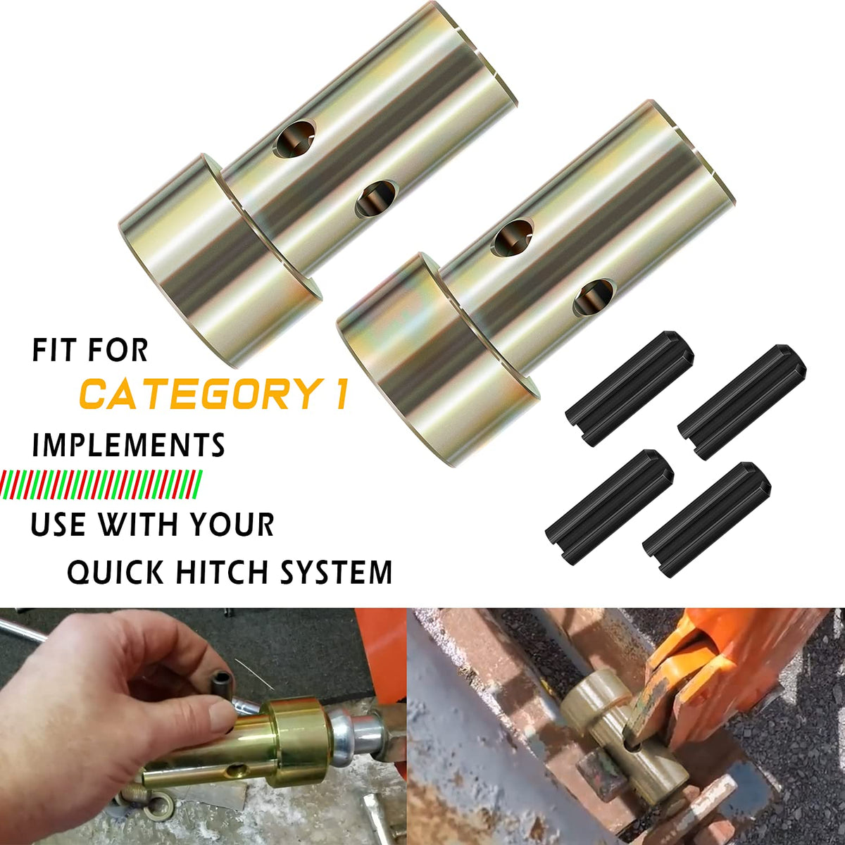 Yoursme roll pins included for quick hitch installation and secure connections