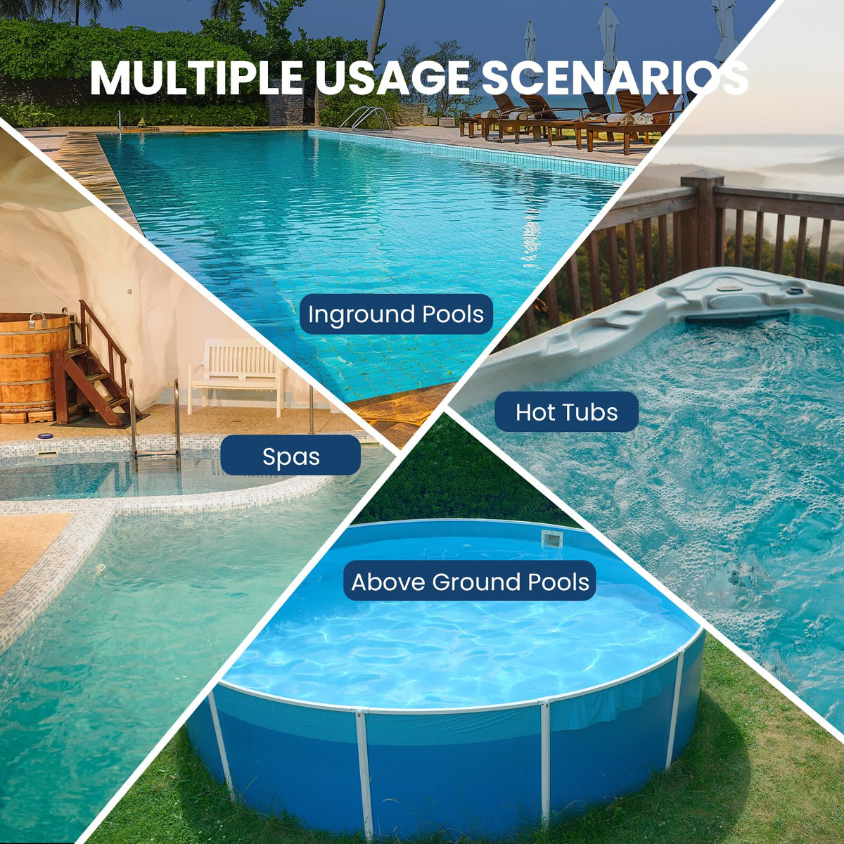 Yousky IPX8 waterproof design for safe pool cleaning