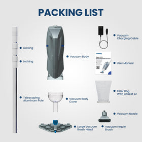 Yousky rechargeable battery delivering long runtime for full sessions
