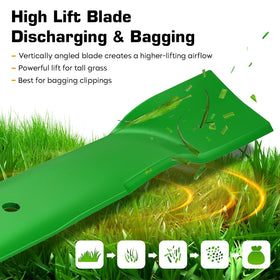 Youxmoto 42-inch Mustang XP blade, 6-point star fit for pro-level mowing.