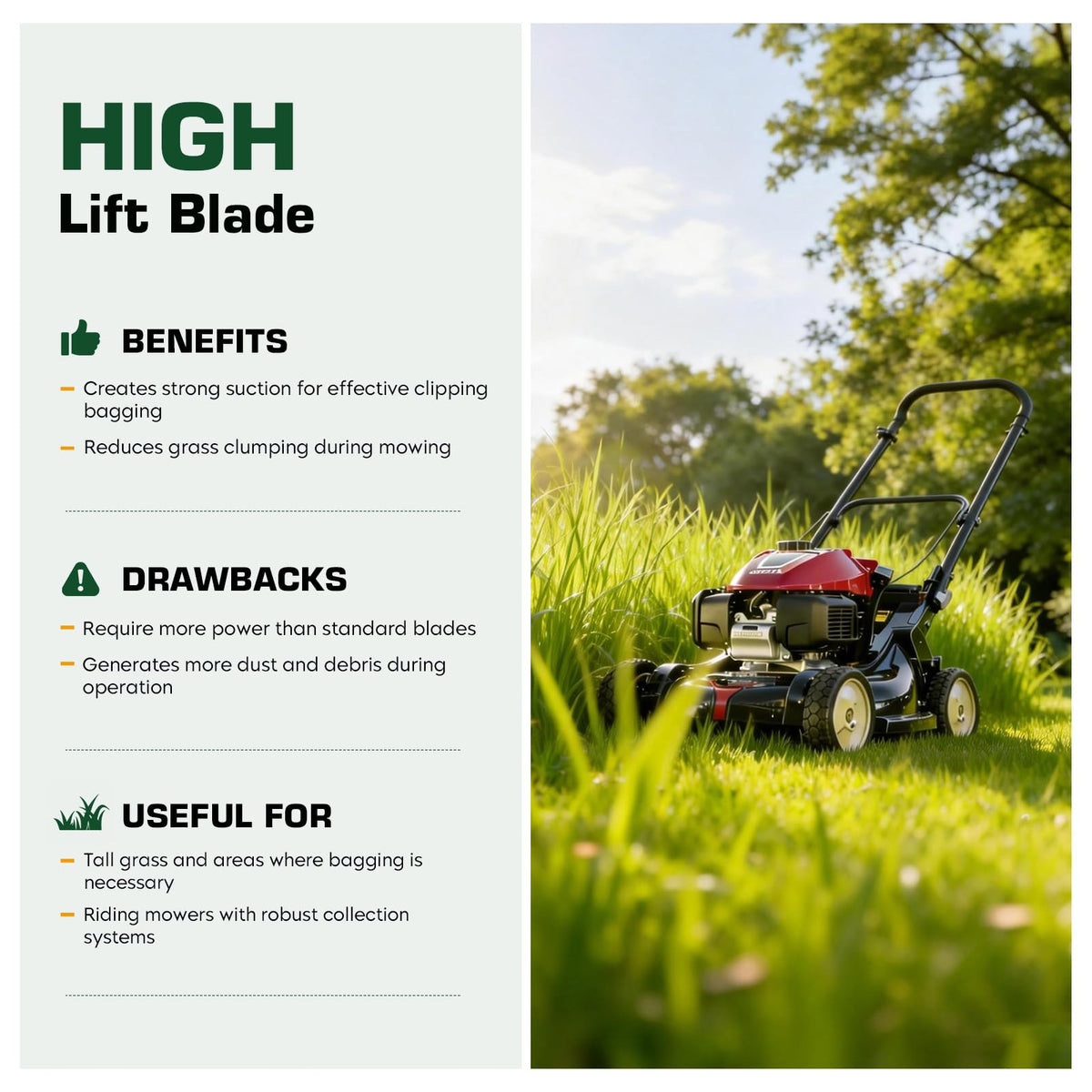 Youxmoto Craftsman T110 LT42 blade, 6-point star fit for 42-inch decks.