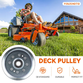 Youxmoto flat idler pulley cub-cadet cc600 compatibility improves belt tension