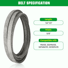 Youxmoto pulleys 5-3/16-inch diameter supporting smooth belt drive.