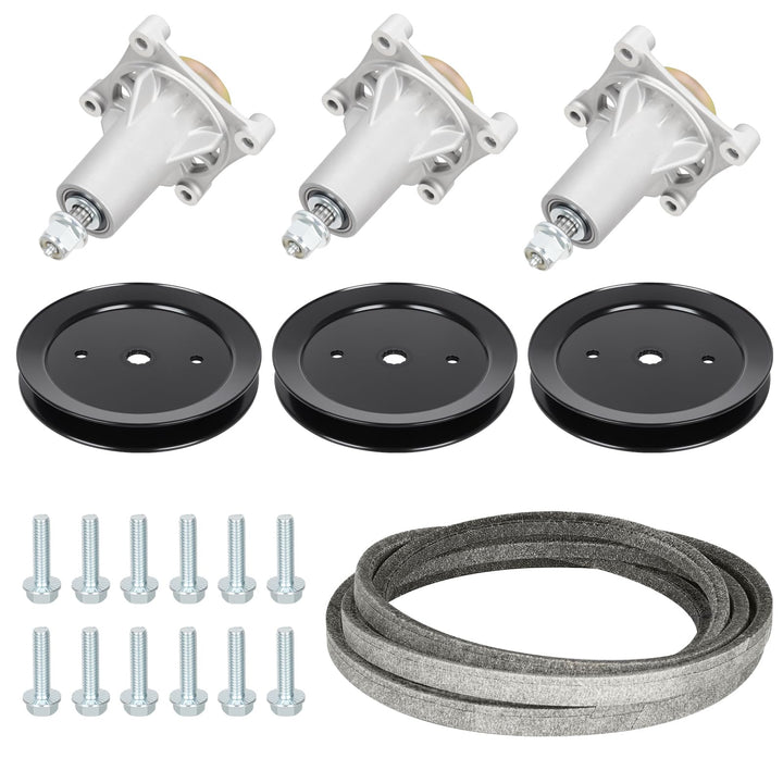 Youxmoto spindle 187292 front view for 54-inch deck compatibility.