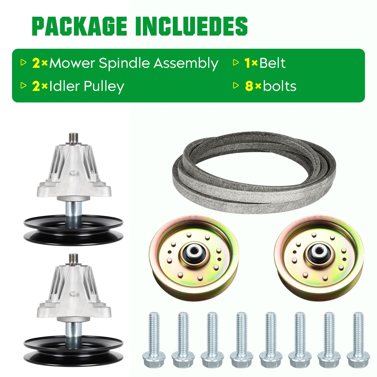 Youxmoto spindle kit for Craftsman LT1500 PYT9000 compatibility for easy maintenance
