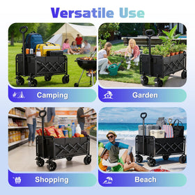YOVOBUSS compact folded wagon fits neatly in trunks and closets.