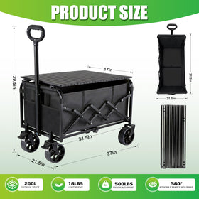 YOVOBUSS wagon with high capacity for heavy loads, errands.