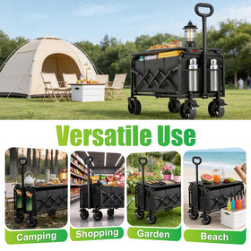 YOVOBUSS portable wagon ideal for beach, picnics, and errands.