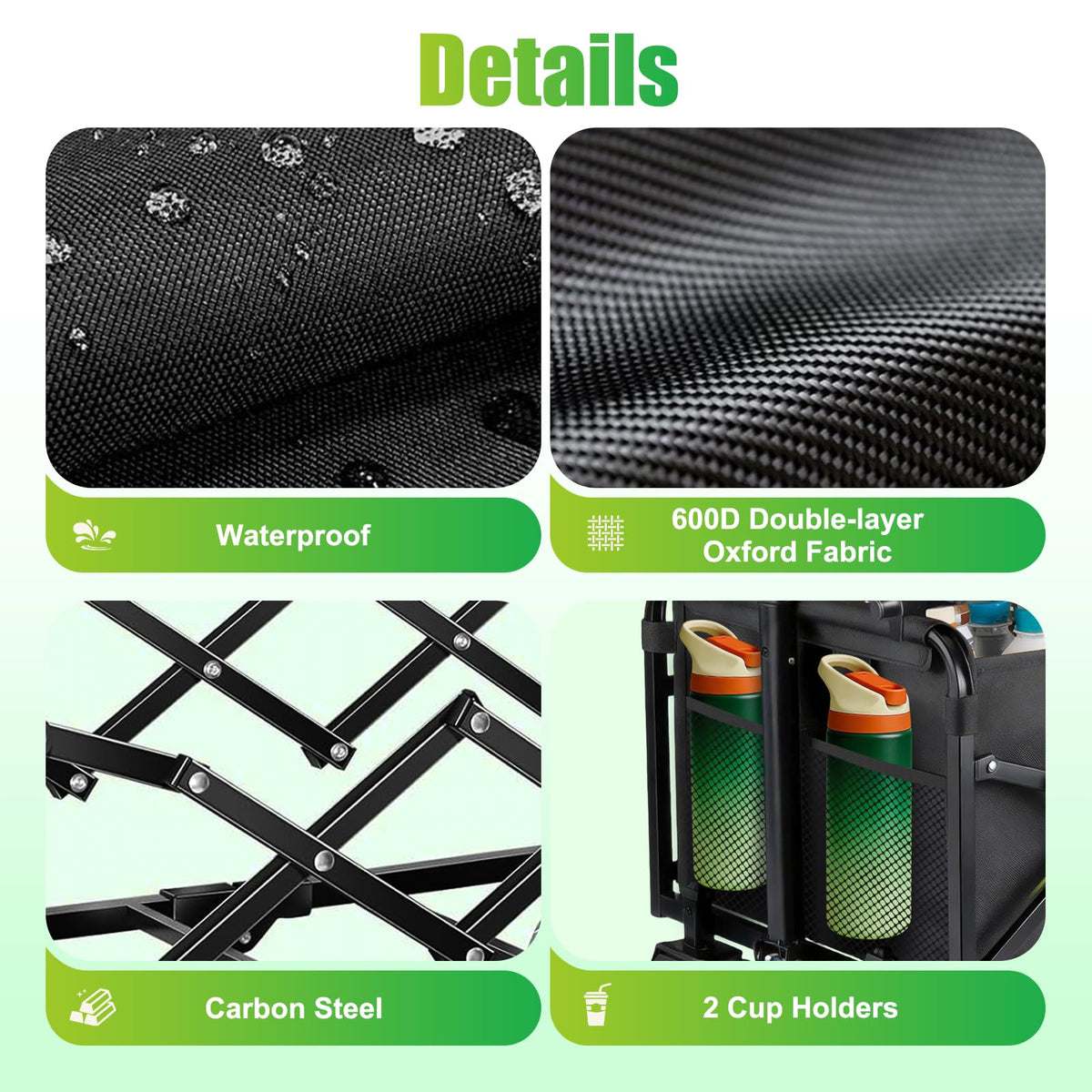 YOVOBUSS removable liner for easy cleaning after trips.