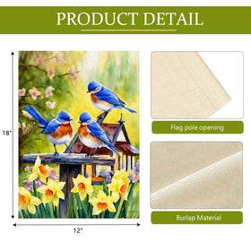 YOWANYES outdoor flag durable burlap withstands outdoor conditions while adding charming flair.