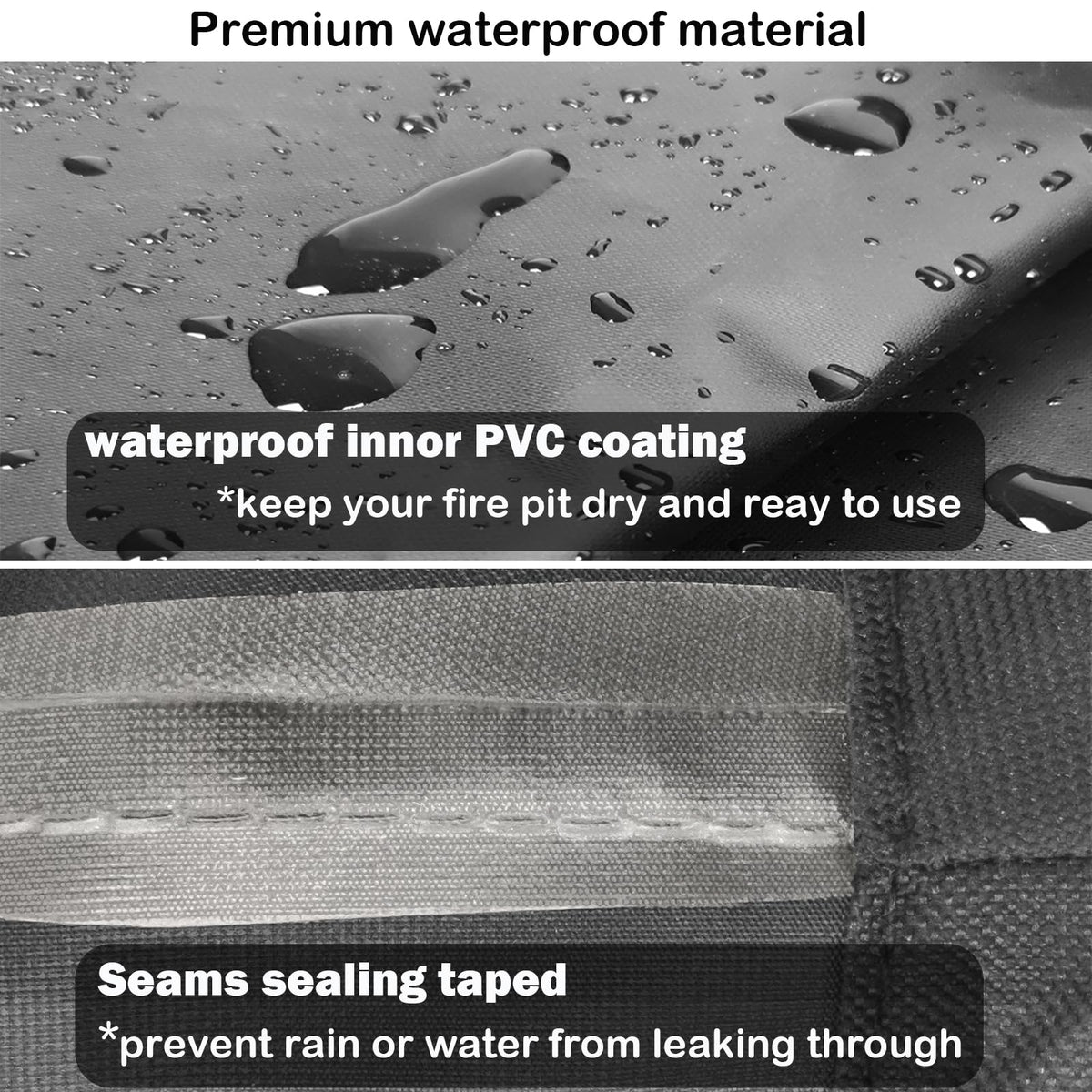 YOWDUTY heavy-duty 600D fabric delivers tear resistance for long-lasting outdoor use.