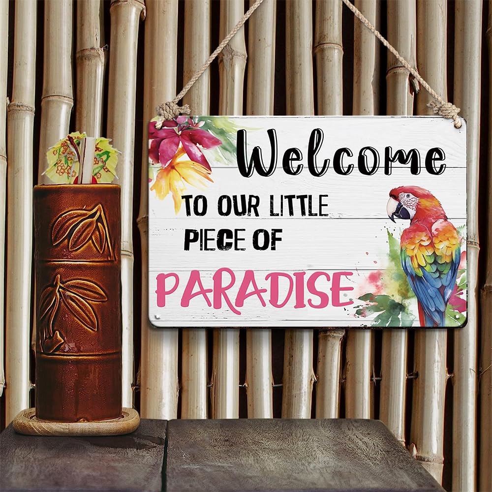 YOYI ART pool backyard decor sign adds outdoor charm