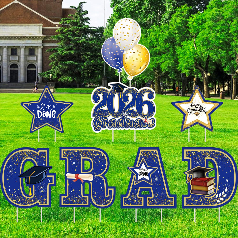 YOYOJOY GARD yard sign letters for outdoor graduation decor