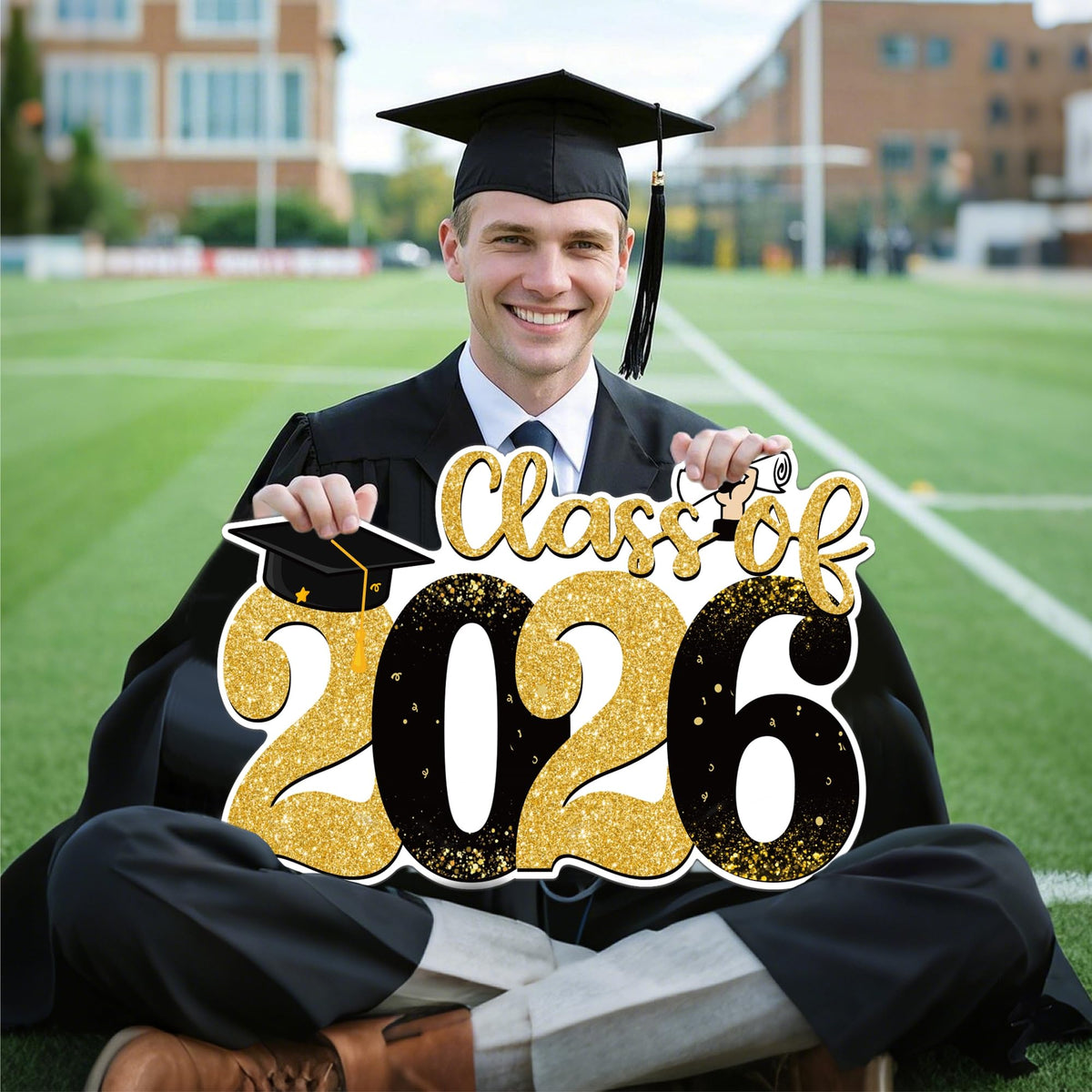 YOYOJOY graduation sign 2026 indoor wall decor option for celebrations.