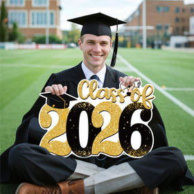YOYOJOY graduation sign 2026 indoor wall decor option for celebrations.