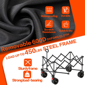 Yozoia adjustable-height handle for comfortable transport