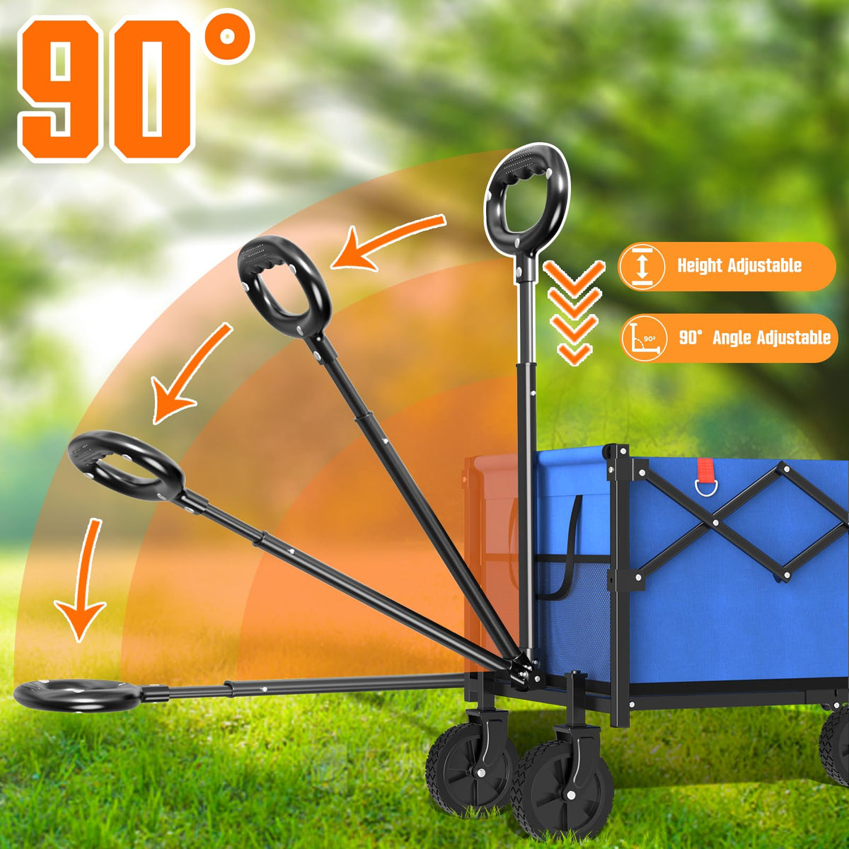 Yozoia wagon Oxford fabric close-up emphasizes waterproof resistance and durability.