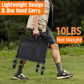 Yozoia Wagons adjustable handle height for comfortable pulling