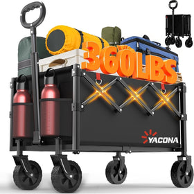 Yozoia Wagons front view showing sturdy frame and high load capacity