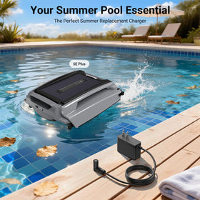 Charger with 2-meter cable enables flexible placement during maintenance.