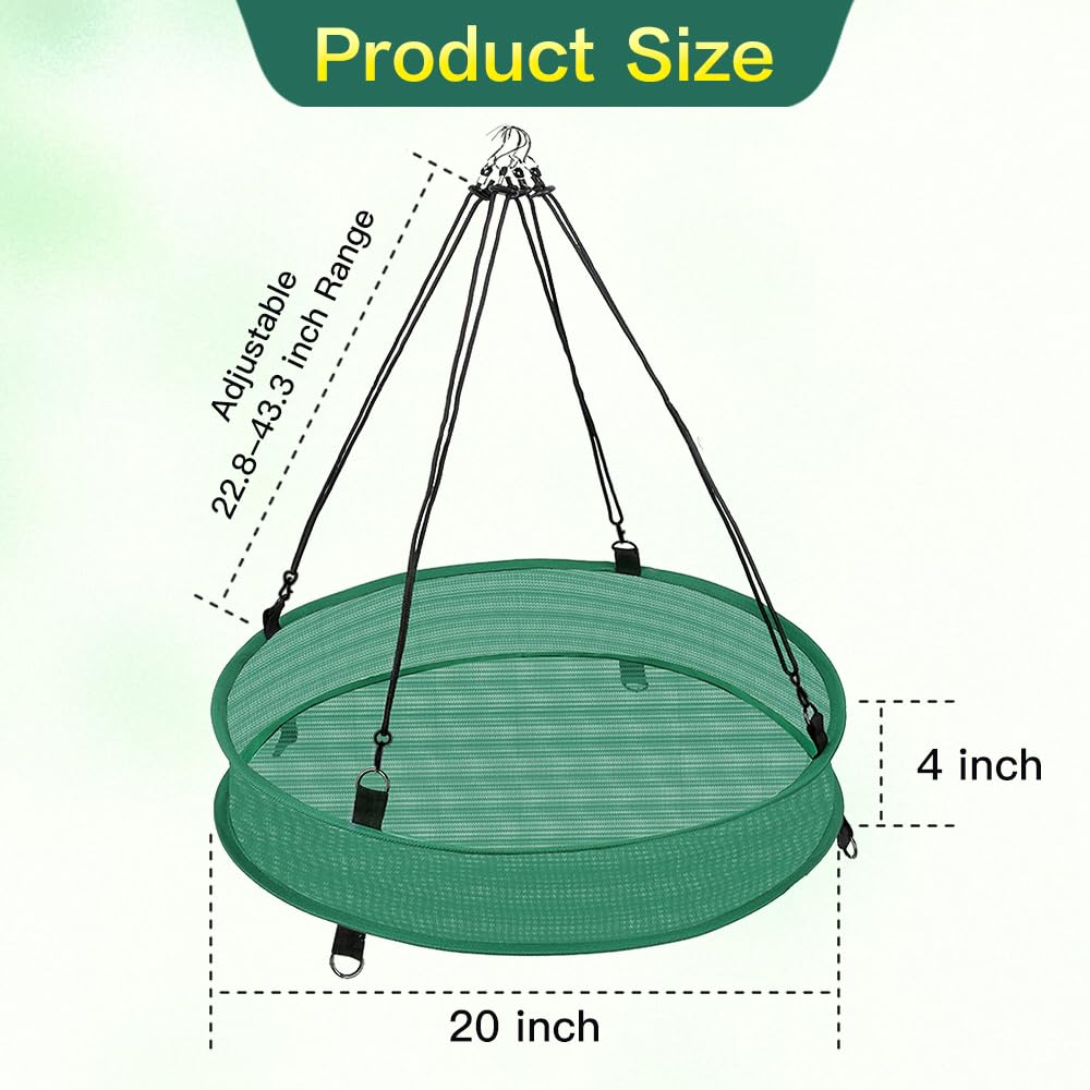 YPDiXDi breathable mesh design tray promotes air flow and dry seeds for healthier feeding.