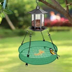 YPDiXDi easy-install hooking tray attaches under feeders in seconds.