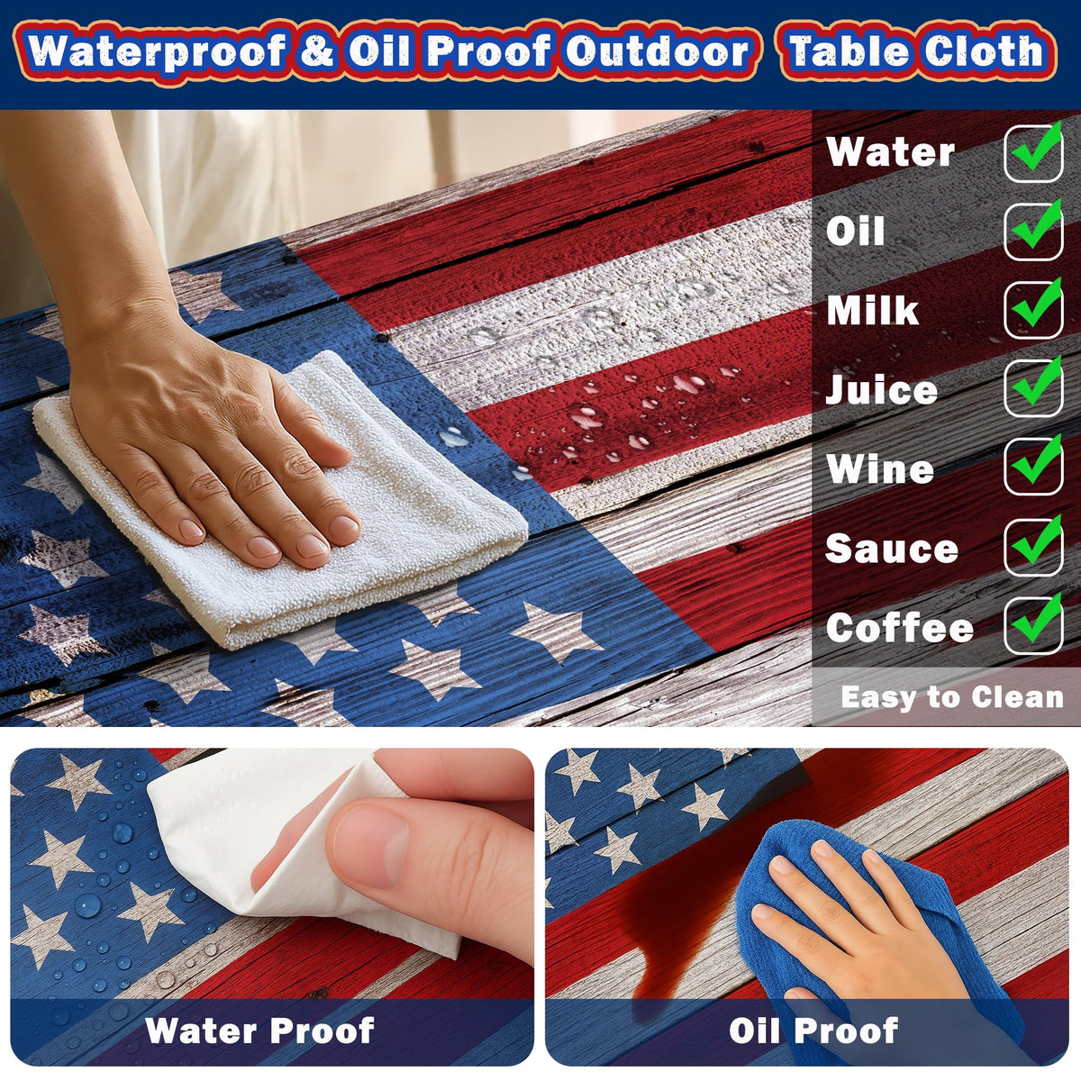 YPHCDO waterproof table cover on a 72x30 table keeps spills at bay.