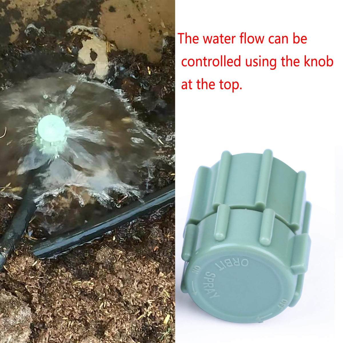 Ypzxola mushroom head helps conserve water while keeping plants evenly hydrated