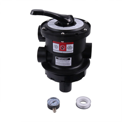 YQABLE SP0714T multiport valve front view for Hayward compatibility and easy installation