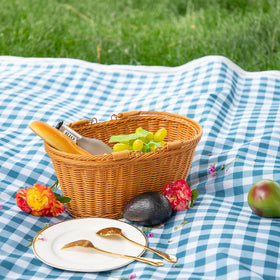 YRMTKIHE garden harvest basket open top ideal for quick fruit and vegetable gathering.