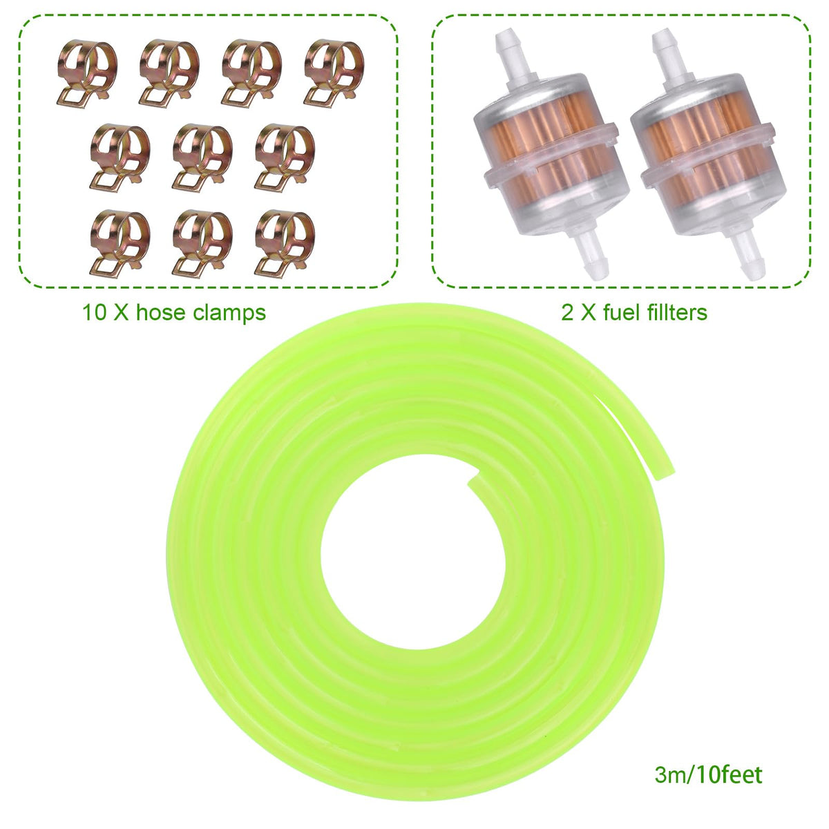 YS-TM NBR rubber fuel line, oil and ethanol tolerant and durable.