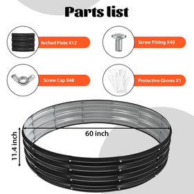 YSEJOMP fire pit ring assembly with screws and gloves demonstrates quick setup
