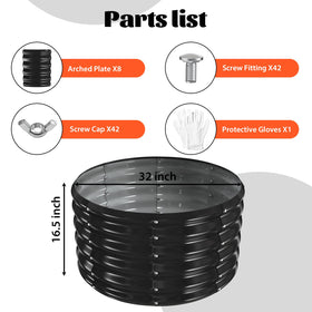YSEJOMP easy-assembly kit shows screws and gloves included for quick setup.