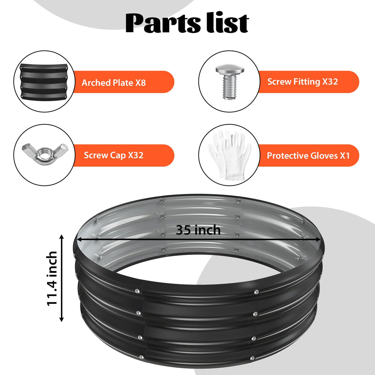 YSEJOMP fire pit ring safety and spacious design enhances outdoor use.