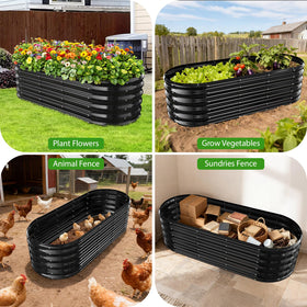 YSEJOMP weather-resistant outdoor bed withstands rain, sun, and seasonal planting