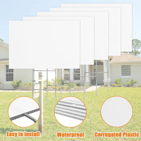 Ysglory weatherproof yard sign withstands sun and rain without warping