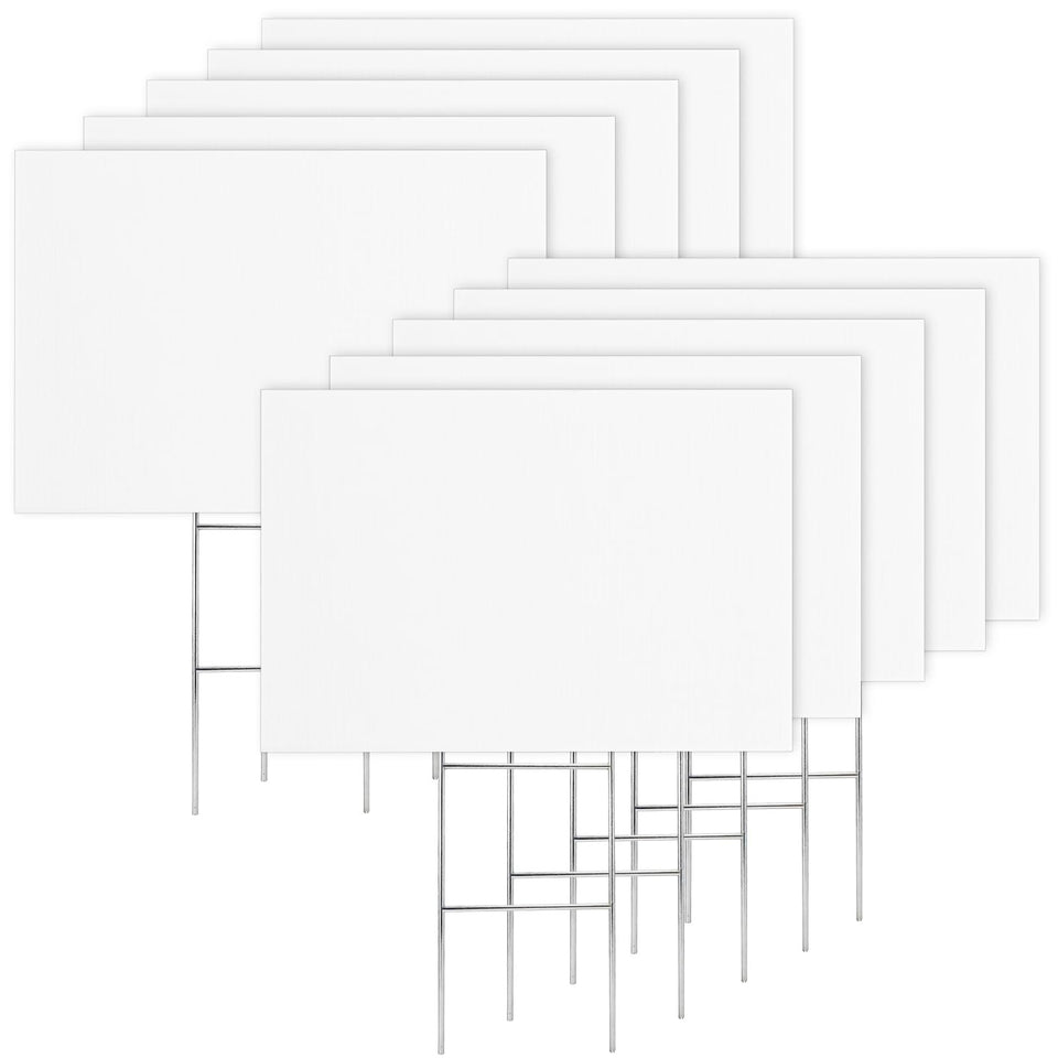 Ysglory yard sign blank 17x12 front with a smooth surface ready for customization