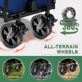 YSIATN durable frame supports up to 300 lbs for reliable hauling.