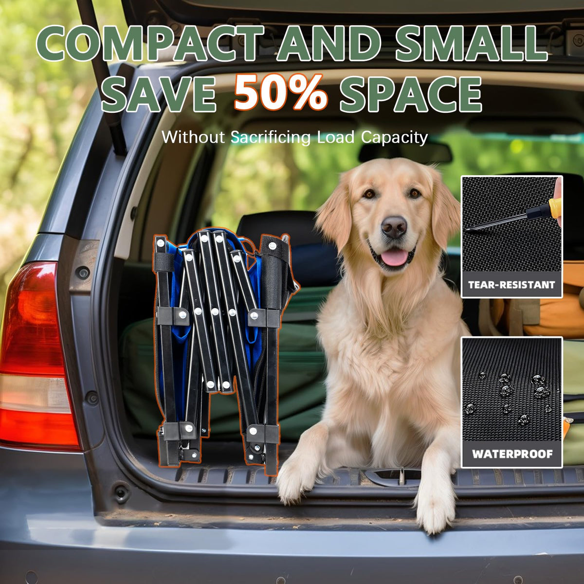 YSIATN tailgate extends cargo space up to 39 inches.