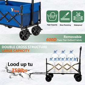 YSIATN telescopic handle adjusts to different heights for comfortable pulling.