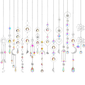 Ysleen crystal suncatchers brighten windows with colorful light