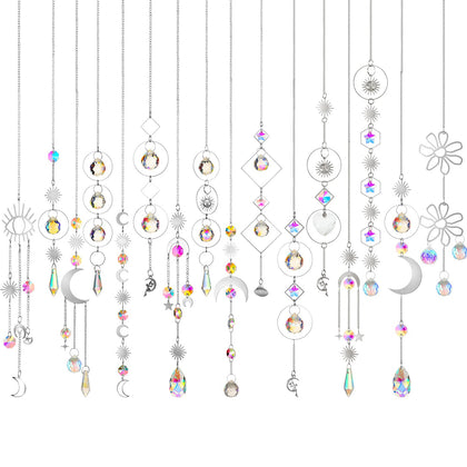 Ysleen crystal suncatchers brighten windows with colorful light